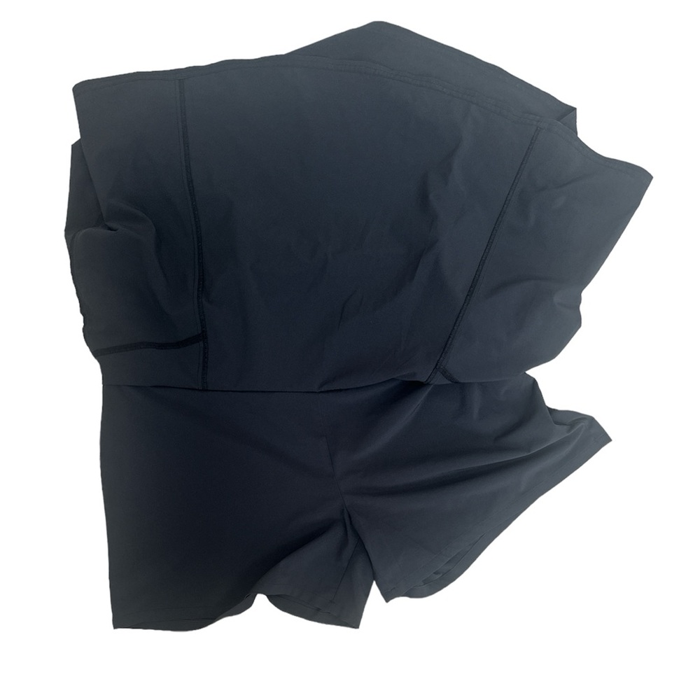 Athleta Everyday Black Athletic A-Line Swing Skort Skirt Women's size 14 - Picture 9 of 9